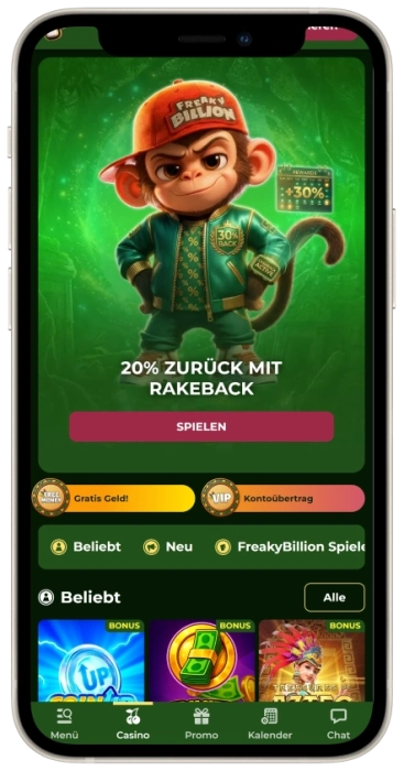 FreakyBillion Mobile App